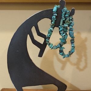 Set of Stretchy Turquoise Bracelets